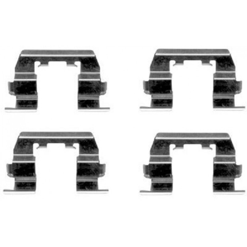 109-1669 QUICK BRAKE Планка супорта (заднього) прижимна (к-кт) Hyundai Accent 98-05 (Mando)
