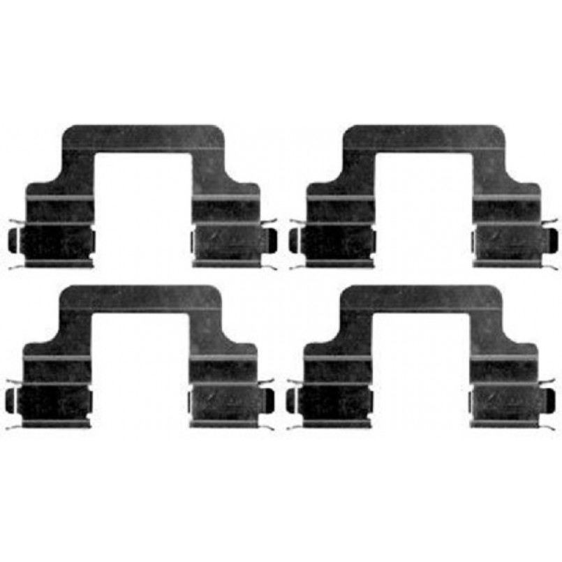 109-1679 QUICK BRAKE Планка супорта (заднього) прижимна (к-кт) VW Golf V/VI/ Passat10- (Lucas)