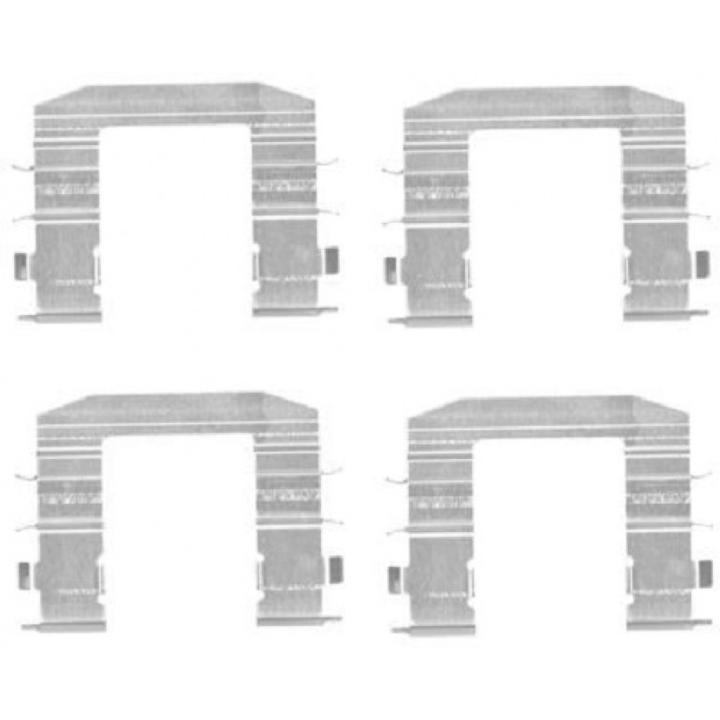 109-1708 QUICK BRAKE Планка супорта (переднього) прижимна (к-кт) Hyundai i30/ix35/ Kia Sportage 02-