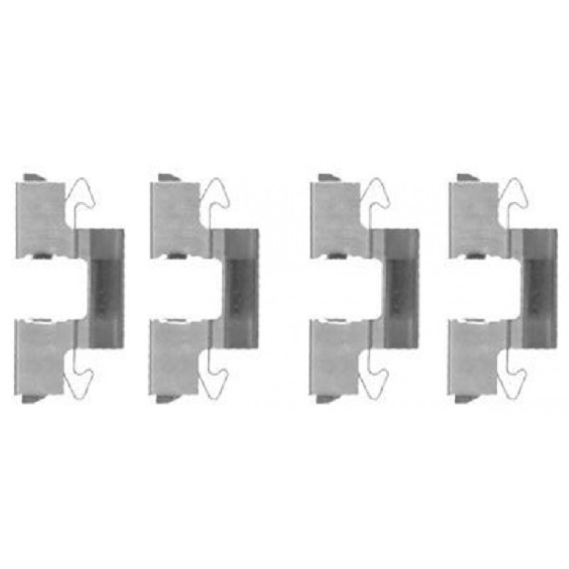 109-1714 QUICK BRAKE Планка супорта прижимна