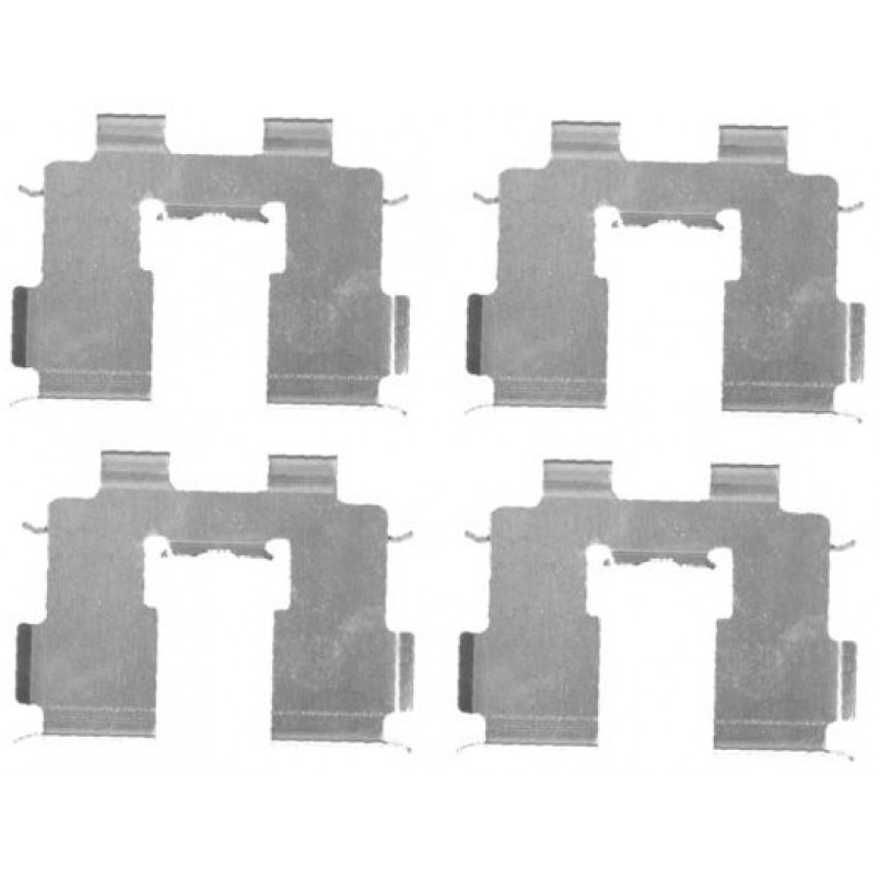 109-1717 QUICK BRAKE Планка супорта (заднього) прижимна (к-кт) Hyundai Santa Fe I/II 03-12