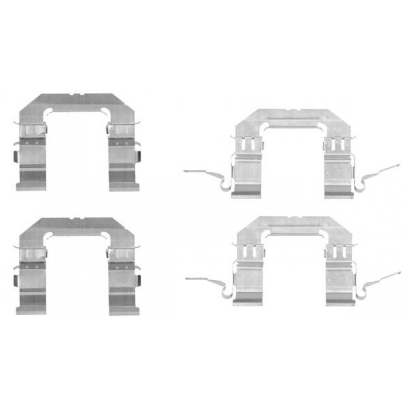 109-1722 QUICK BRAKE Планка супорта (переднього) прижимна (к-кт) Nissan Pathfinder III 05-/Renault K