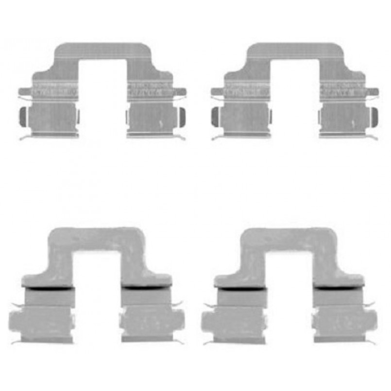109-1731 QUICK BRAKE Планка супорта (заднього) прижимна (к-кт) Ford Galaxy/Mondeo IV/Volvo S60/V60 0