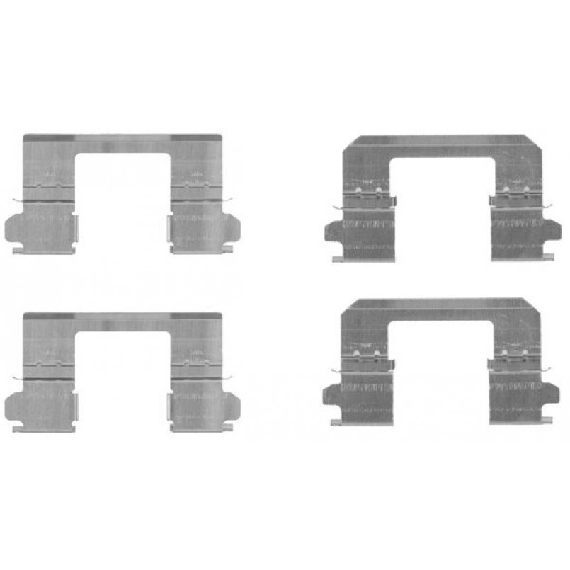 109-1736 QUICK BRAKE Планка супорта (переднього) прижимна (к-кт) Nissan Qashqai/ X-Trail 07-13 (Akeb