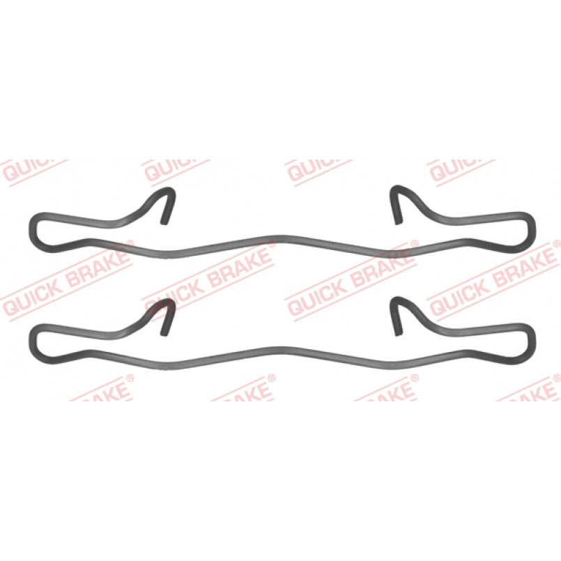 109-1755 QUICK BRAKE Планка супорта (заднього) прижимна (к-кт) MB C-class (W204)/Renault Laguna II/I