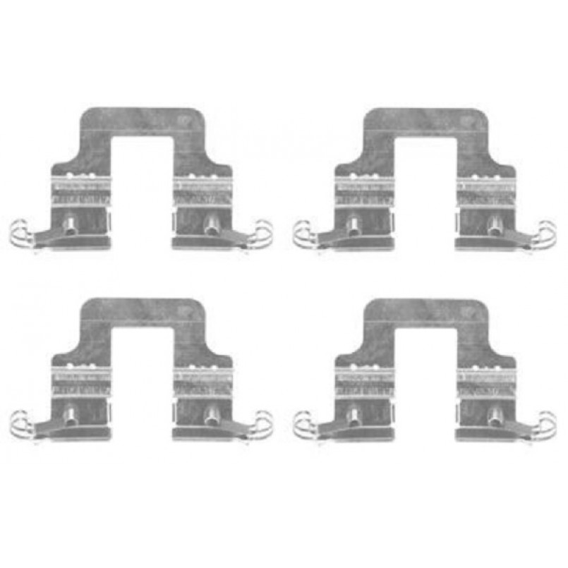 109-1766 QUICK BRAKE Планка супорта (заднього) прижимна (к-кт) Audi A4/A5/A6/A7/Q7 07- (Lucas)