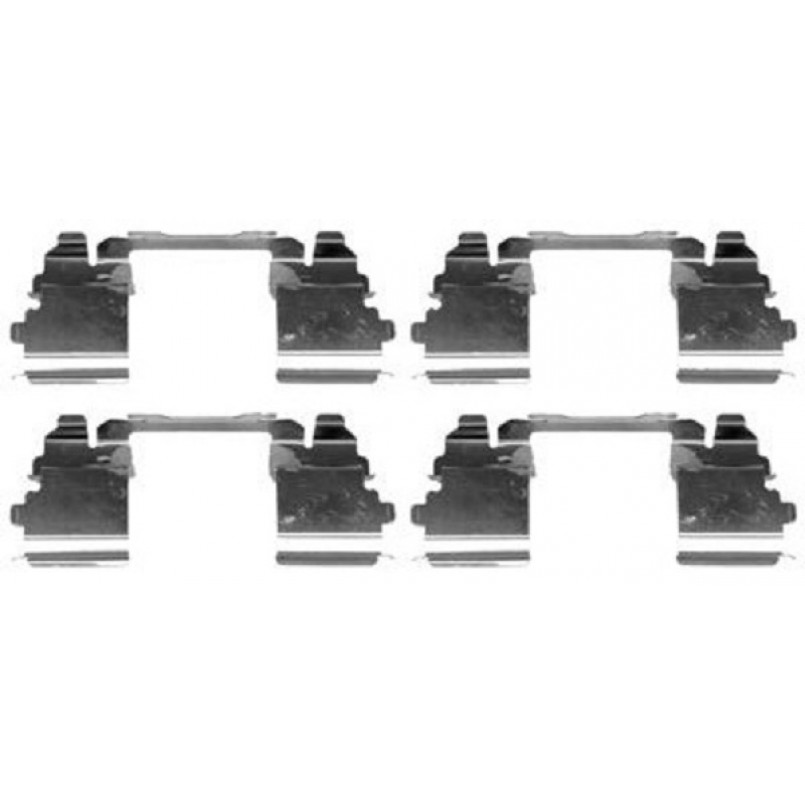 109-1768 QUICK BRAKE Планка супорта (переднього) прижимна (к-кт) Iveco Daily IV 06-