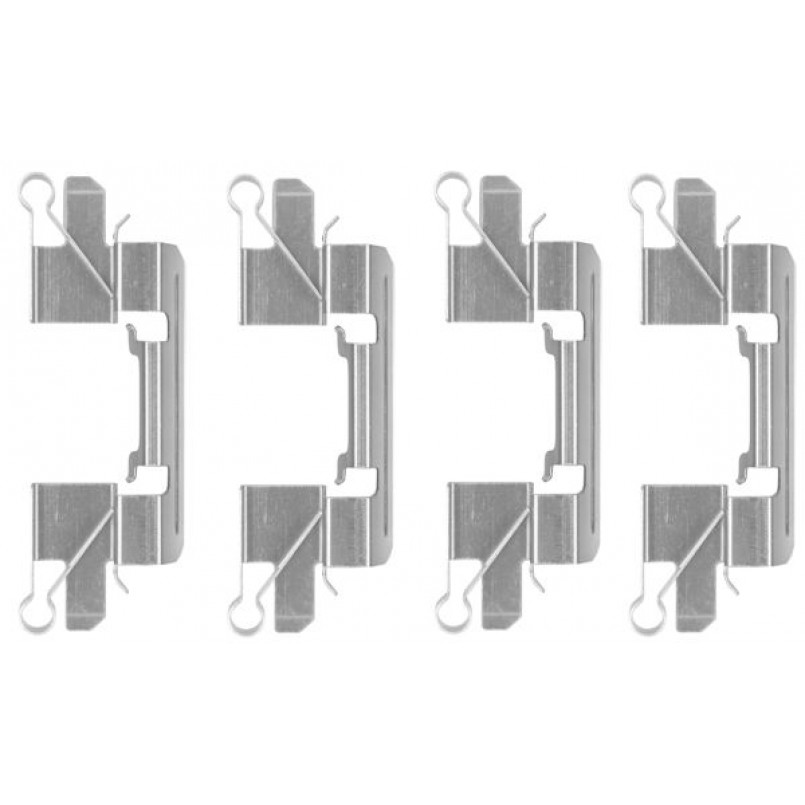 109-1769 QUICK BRAKE Планка супорта (переднього) прижимна (к-кт) Mitsubishi L200 05-/Nissan Leaf 10-