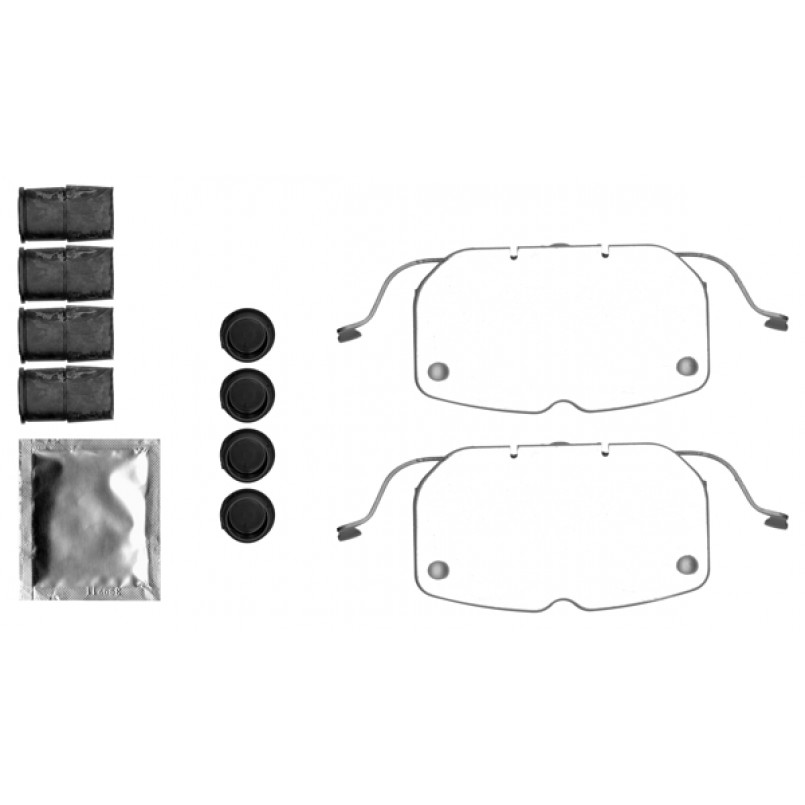 109-1792 QUICK BRAKE Планка супорта (переднього) прижимна (к-кт) BMW X5(E70)/X6(E71.E72) 07- (Ate)