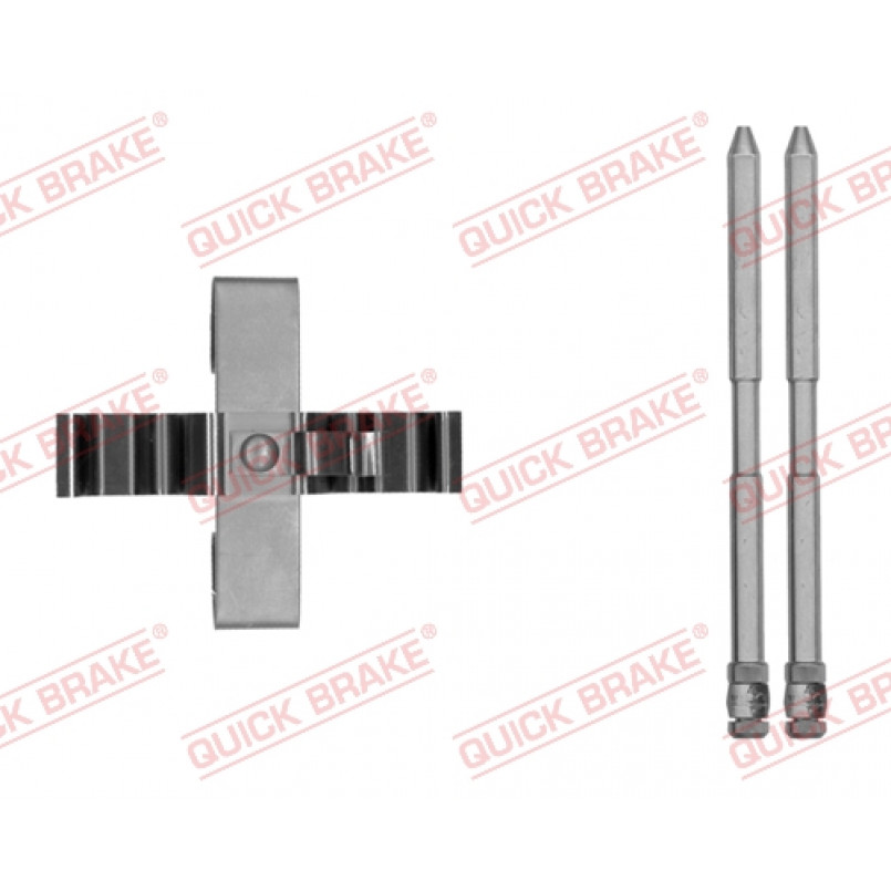 109-1809 QUICK BRAKE Планка супорта (заднього) прижимна (к-кт) VW Touareg 2.5TDI/3.0TDI 02-10