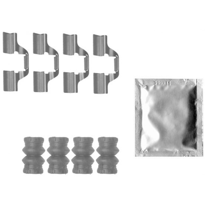 109-1827 QUICK BRAKE Планка супорта (заднього) прижимна (к-кт) Renault Scenic II/III/IV/Megane IV 03