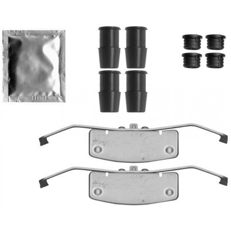 109-1837 QUICK BRAKE Планка супорта (переднього) прижимна (к-кт) Volvo S60/S80/V60/V70/XC70 06- (Ate