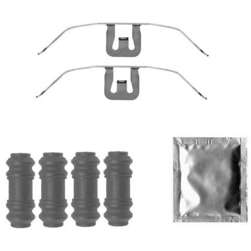 109-1845 QUICK BRAKE Планка супорта (переднього) прижимна (к-кт) Audi A4/A5/A6/ MB E-class (W212) 07