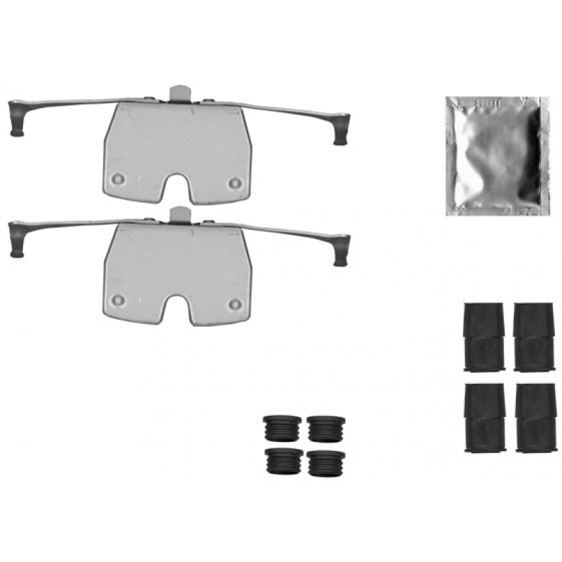 109-1851 QUICK BRAKE Планка супорта (переднього) прижимна (к-кт) BMW 7 (F01/F02/F03/F04) 08-15 (Ate)