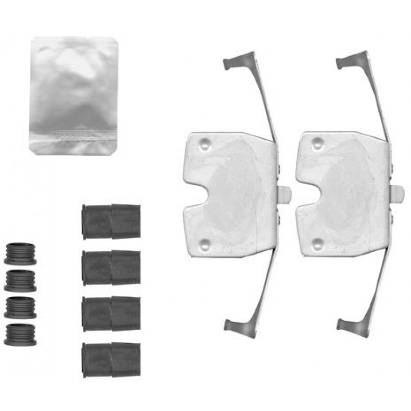 109-1879 QUICK BRAKE Планка супорта (переднього) прижимна (к-кт) BMW 7 (F01-F04)/X5 (F15/F85)/X6(E71