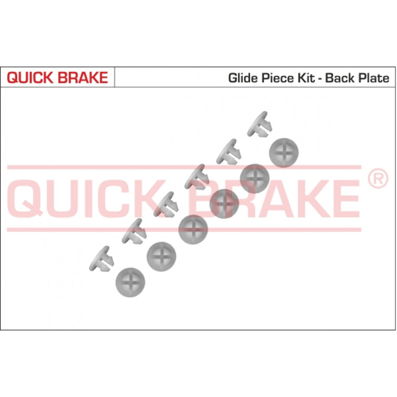 6859K QUICK BRAKE Ремкомплект механізма колодок ручника Skoda Roomster/VW Caddy II 95-