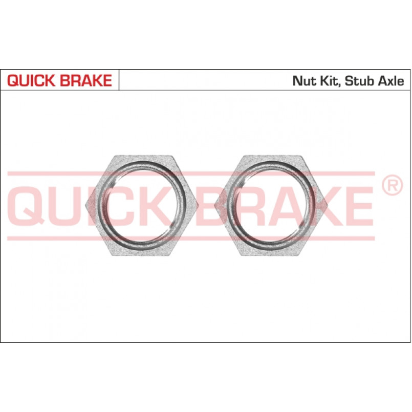 9802K QUICK BRAKE Гайки для ступиці
