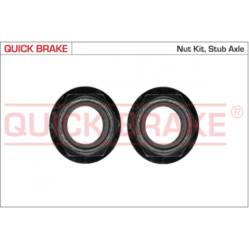 9812K QUICK BRAKE Гайки для ступиці
