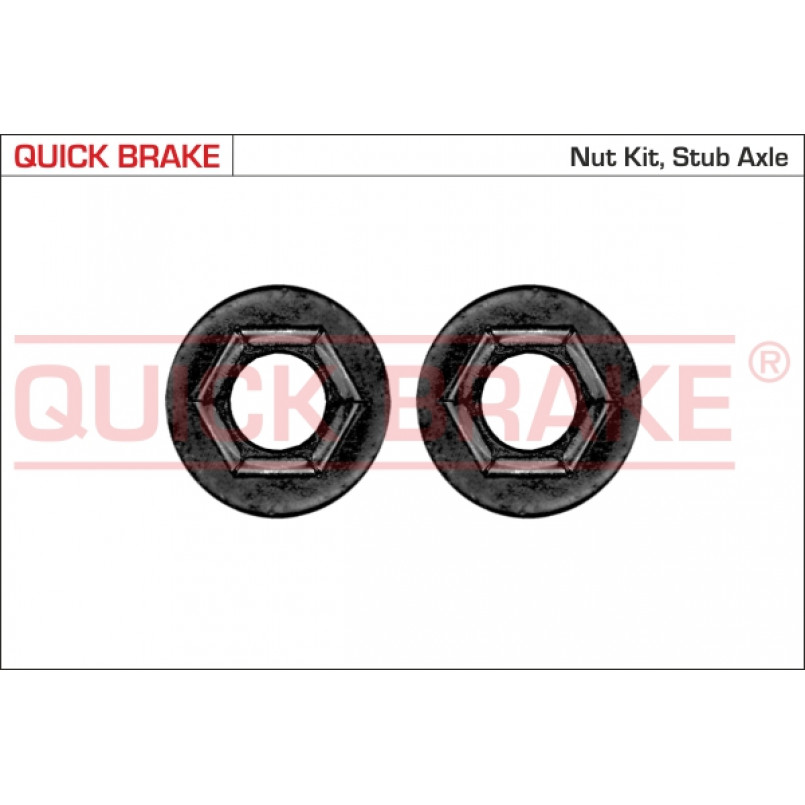 9813K QUICK BRAKE Гайки для ступиці