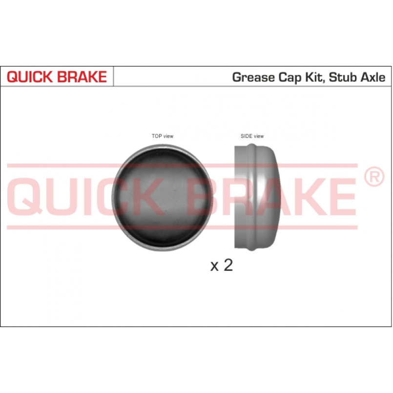 9821K QUICK BRAKE Пилозахисні  ковпачки для ступиці