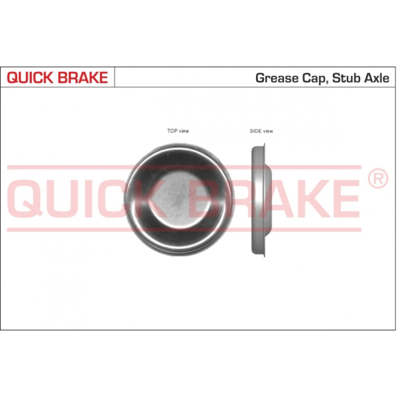 9826K QUICK BRAKE Пилозахисні  ковпачки для ступиці