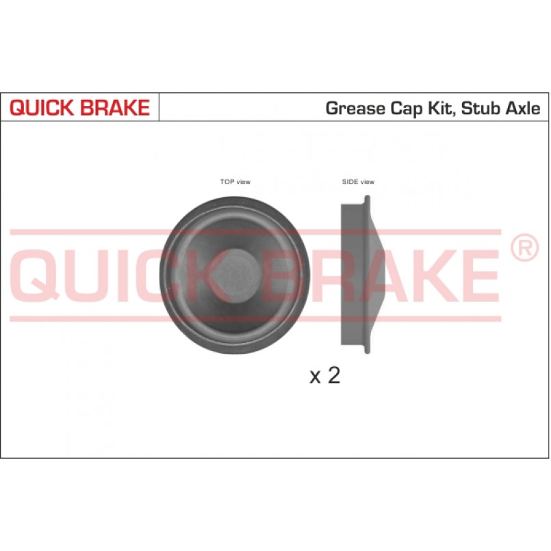 9828K QUICK BRAKE Пилозахисні  ковпачки для ступиці