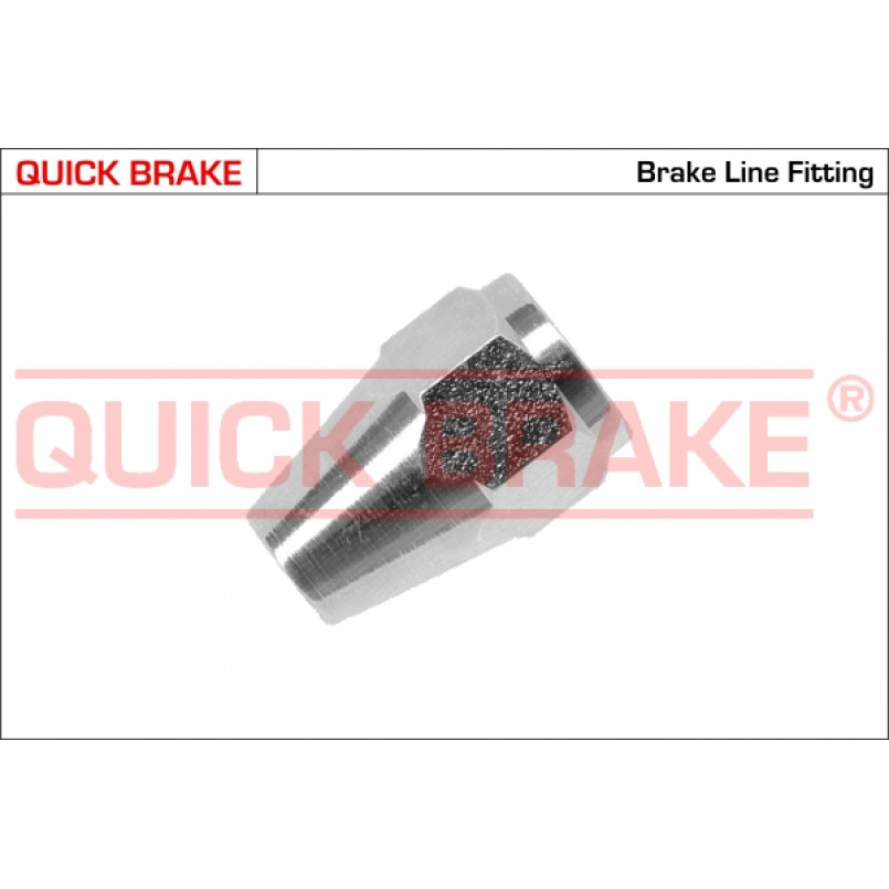 PH QUICK BRAKE З'єднувач трубки гальмівний (7/16''x20/12x21.5/d6.5, довжина 24 мм,ширина ключа 14)