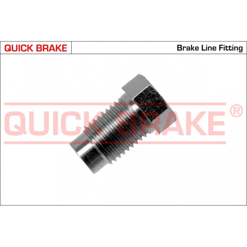 PX QUICK BRAKE З'єднувач трубки гальмівний (7/16''x20/12x21.5/d6.5, довжина 23 мм,ширина ключа 12)
