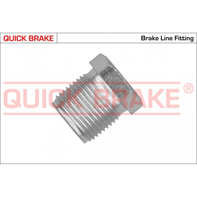 ZA QUICK BRAKE З'єднувач трубки гальмівний (M14x1.5/L=17mm/d=8.2mm)