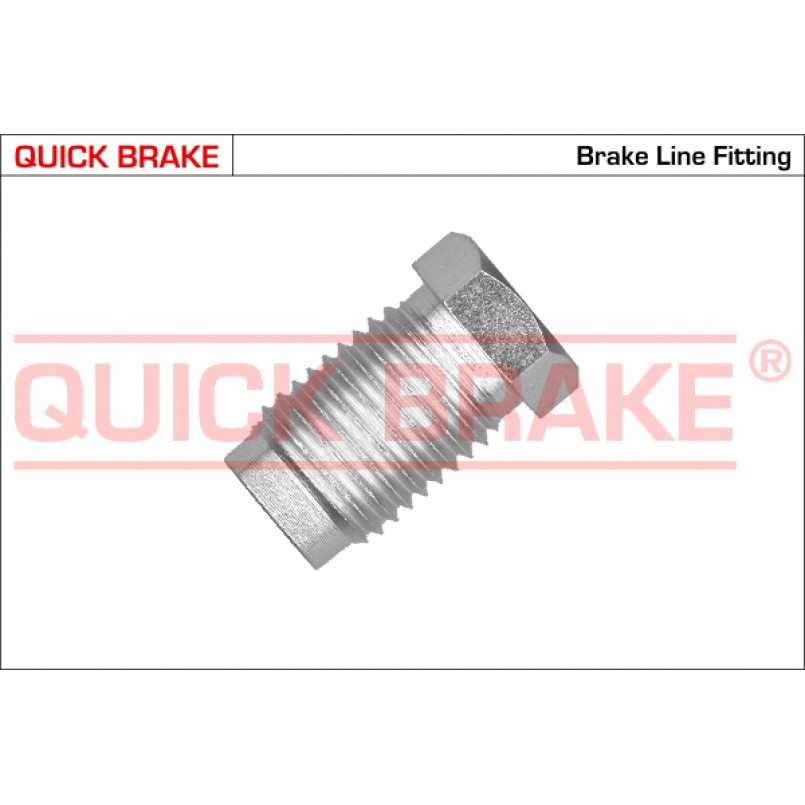 ZB QUICK BRAKE З'єднувач трубки гальмівний (M14x1.5/L=26mm/d=8.2mm)