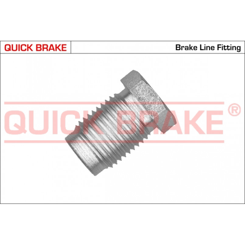 ZC QUICK BRAKE З'єднувач трубки гальмівний (M16x1.5/L=27mm/d=10.6mm)