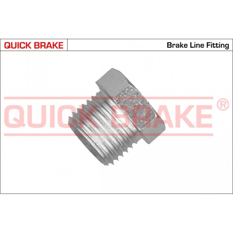 ZD QUICK BRAKE З'єднувач трубки гальмівний (M5/8x18/L=17mm/d=10.2mm)