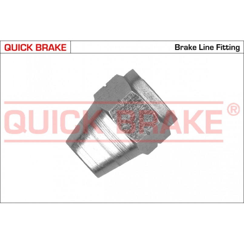 ZG QUICK BRAKE З'єднувач трубки гальмівний (M16x1.25/L=26mm/d=10.3mm)