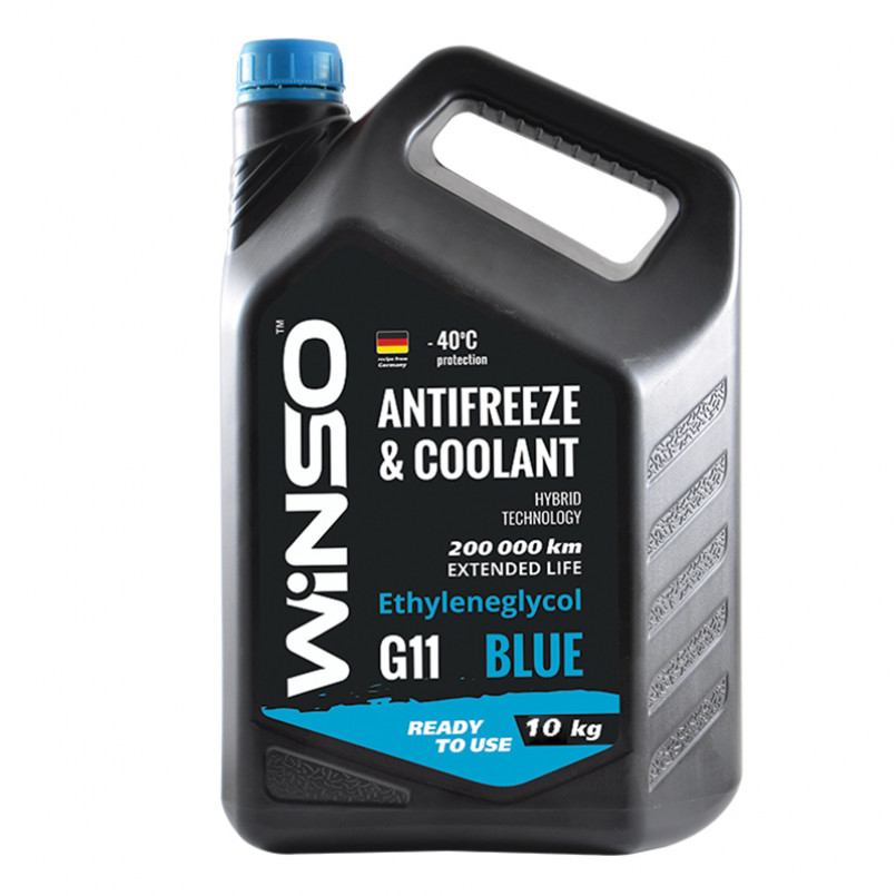 ANTIFREEZE & COOLANT WINSO BLUE G11 Антифриз 10kg (2шт/ящ)