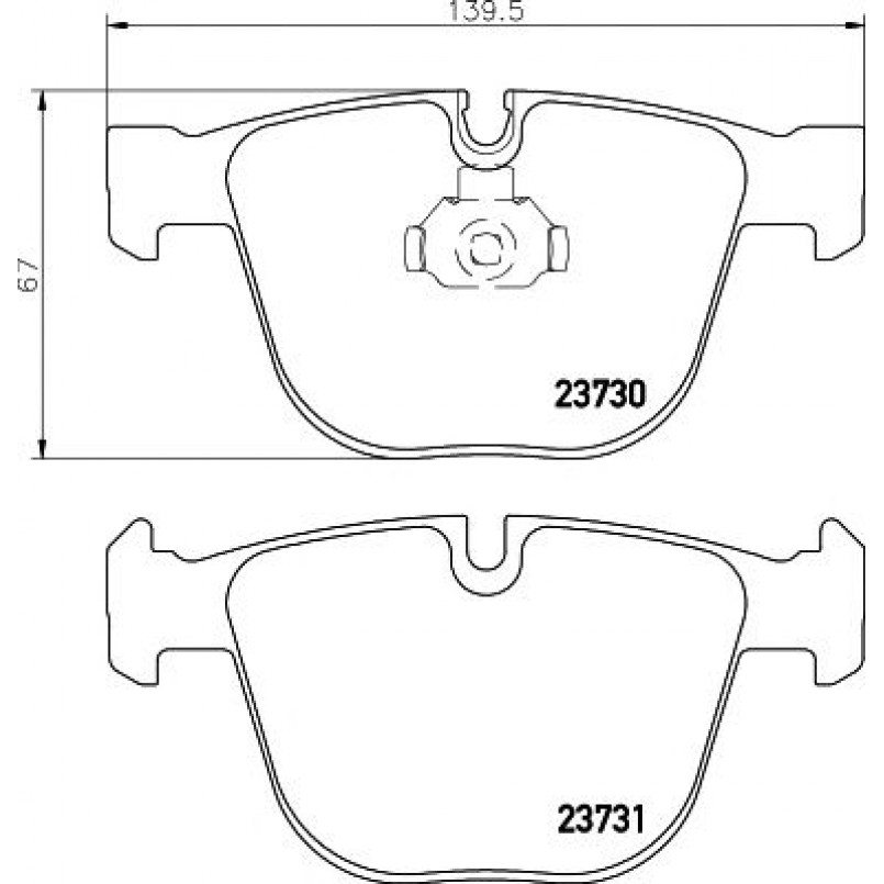 2373001 TEXTAR Гальмівні колодки до дисків