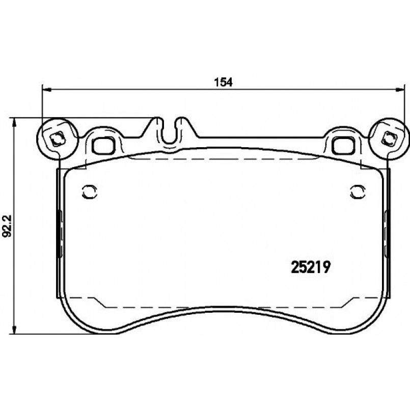 2521901 TEXTAR Гальмівні колодки до дисків