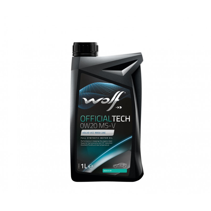 Олива моторна WOLF OFFICIALTECH 0W20 MS-V  1л.