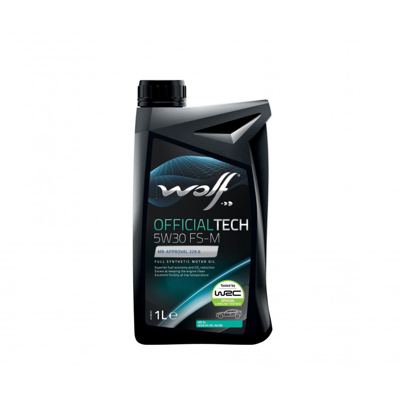 Олива моторна WOLF OFFICIALTECH 5W30 FS-M  1л.