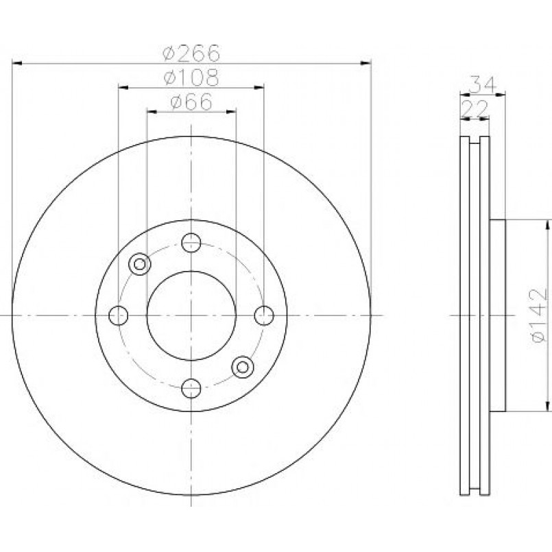 92111503 TEXTAR Диск гальмівний