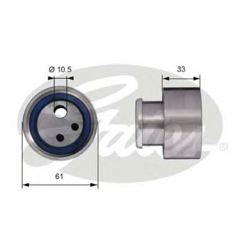 T41119 (7786-21161)  Натяжний ролик ременя ГРМ GATES POWERGRIP TENSIONER