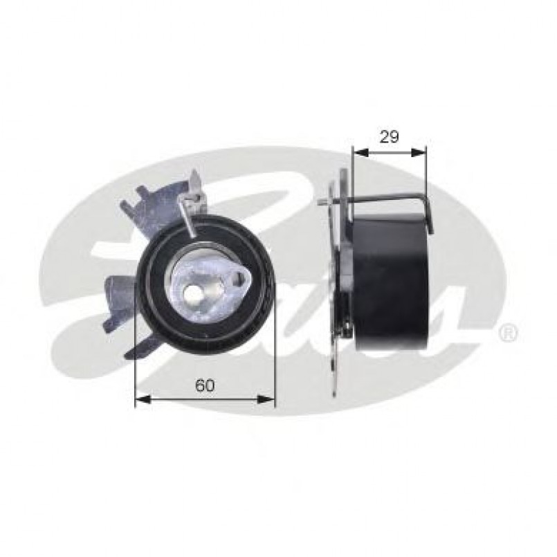 T43231 (7784-21167)  Натяжний ролик ременя ГРМ GATES POWERGRIP TENSIONER