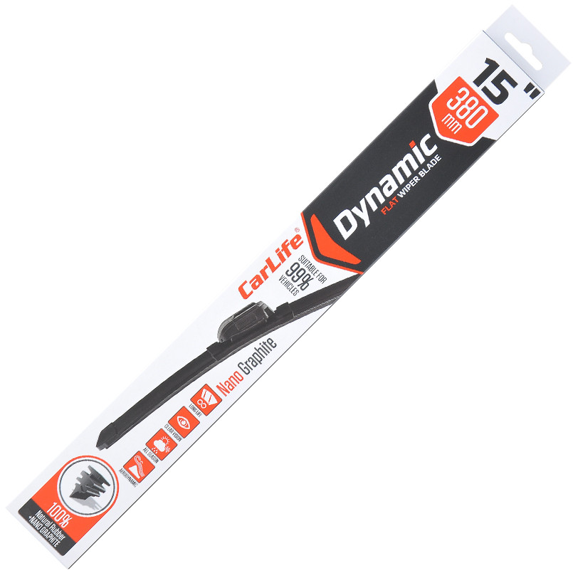 CARLIFE Щітка склоочисника безкаркасна DYNAMIC 15/380 мм (1шт)