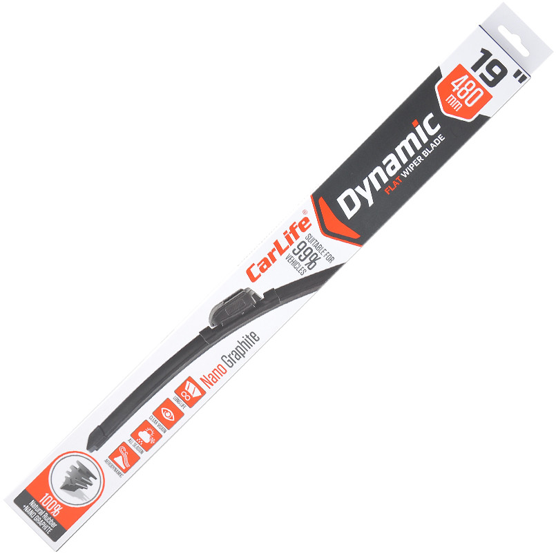 CARLIFE Щітка склоочисника безкаркасна DYNAMIC 19/480 мм (1шт)