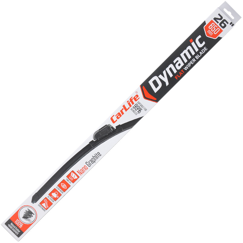 CARLIFE Щітка склоочисника безкаркасна DYNAMIC 26/650 мм (1шт)