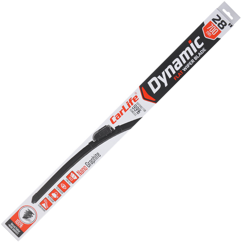 CARLIFE Щітка склоочисника безкаркасна DYNAMIC 28/700 мм (1шт)