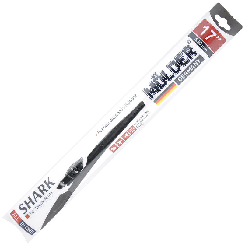 MOLDER Щітка склоочисника безкаркасна SHARK 17/430 мм (10/60)