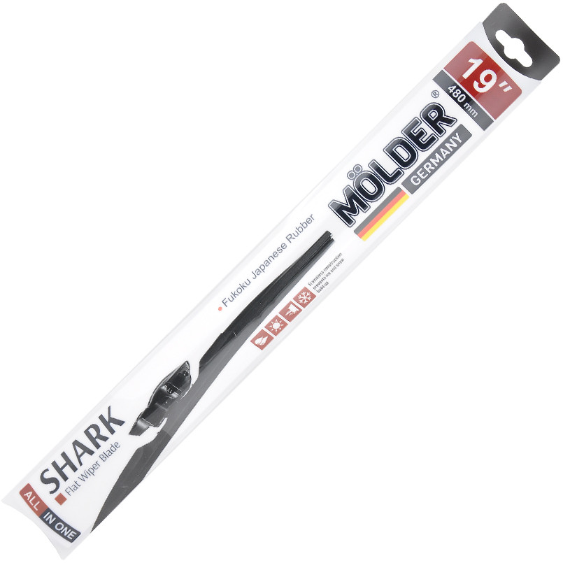 MOLDER Щітка склоочисника безкаркасна SHARK 19/480 мм (10/60)
