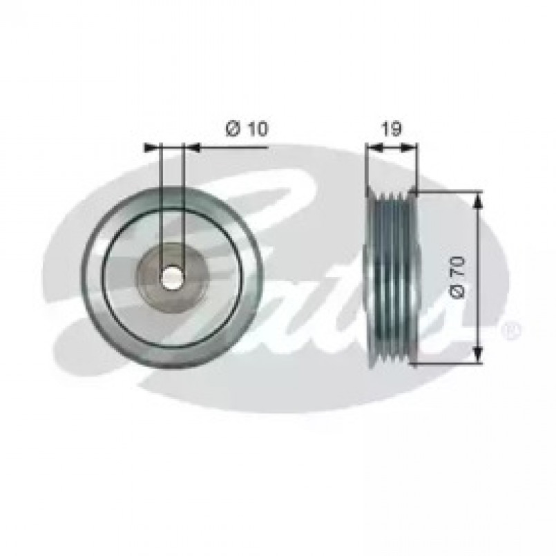 T36751 (7803-21751)  Обвідний ролик GATES DRIVEALIGN MV IDLER