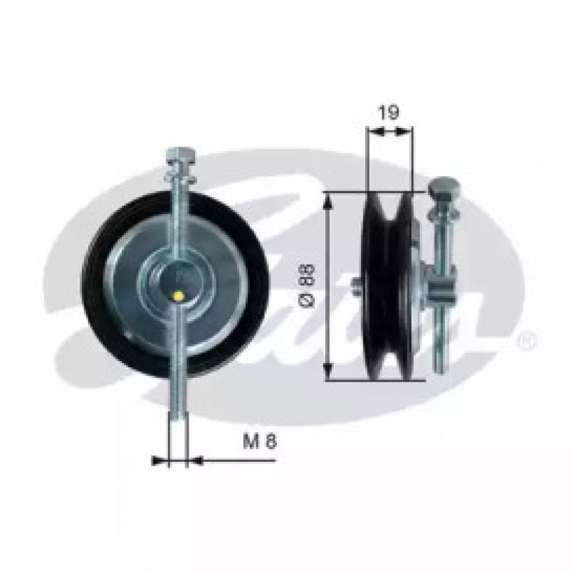 T39361 (7808-21761)  Натяжний ролик ременя GATES DRIVEALIGN MV TENS