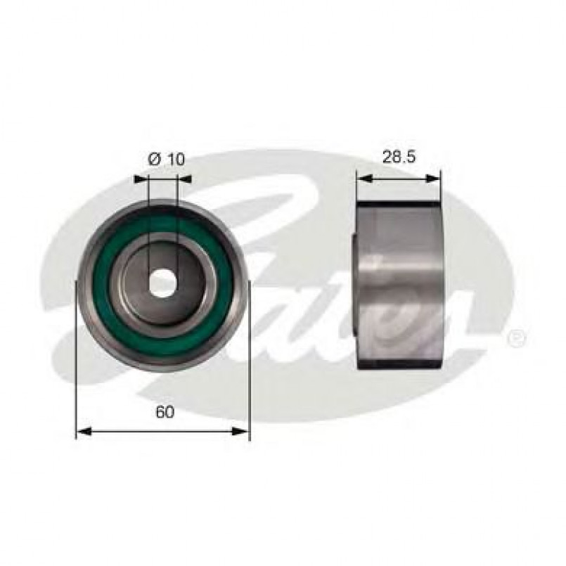 T42015 (7786-21115)  Обвідний ролик ременя ГРМ GATES POWERGRIP IDLER